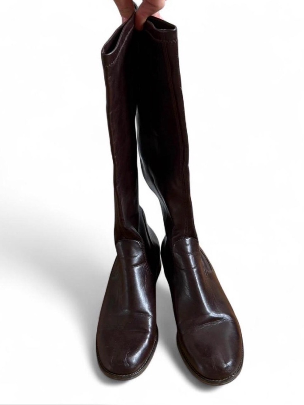 Franco Sarto Women's Tall Brown Leather Boots